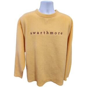Swarthmore‎ Large Yellow Fleece Pullover
